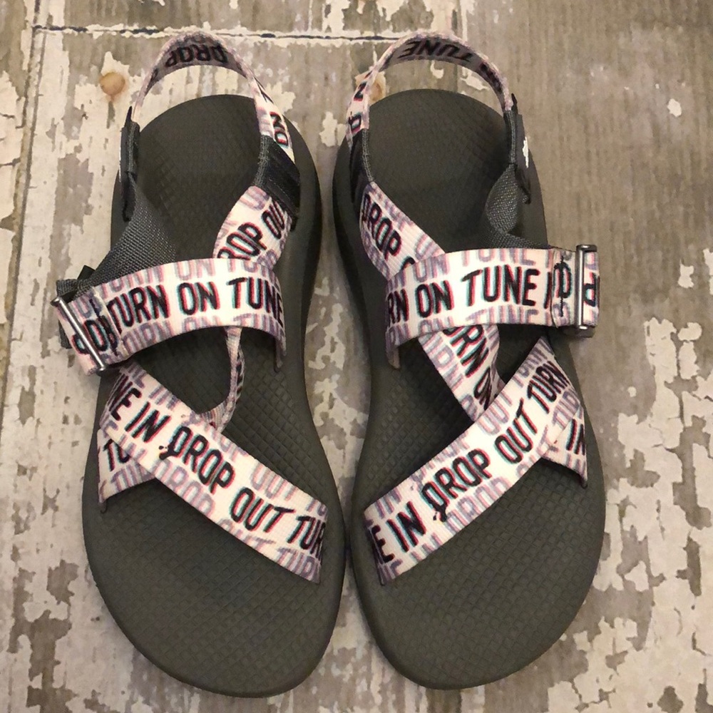 CHACO waterproof sandals Woodstock Tune in drop out EUR 39 US 8 Mega Z/cloud